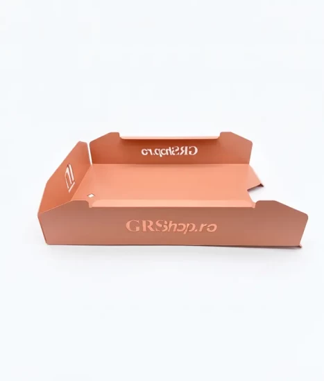 Set tăvițe metalice pentru birou OFFICE 3, OF6P-S3, model 6, pink