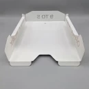 Set tăvițe metalice pentru birou OFFICE 3, OF5A-S3, model 5, alb