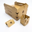 Set tăvițe metalice pentru birou OFFICE 3, OF6G-S3, model 6, gold