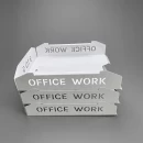 Set tăvițe metalice pentru birou OFFICE 3, OF5A-S3, model 5, alb