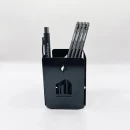 Set tăvițe metalice pentru birou OFFICE 3, OF6N-S3, model 6, negru