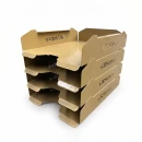 Set tăvițe metalice pentru birou OFFICE 4, OF6G-S4, model 6, gold