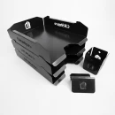 Set tăvițe metalice pentru birou OFFICE 3, OF6N-S3, model 6, negru