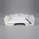 Set tăvițe metalice pentru birou OFFICE 3, OF6A-S3, model 6, alb