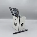Set tăvițe metalice pentru birou OFFICE 3, OF6A-S3, model 6, alb