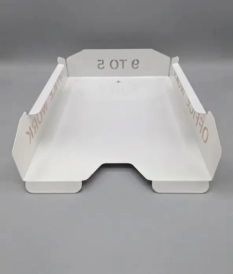 Set tăvițe metalice pentru birou OFFICE 3, OF5A-S3, model 5, alb