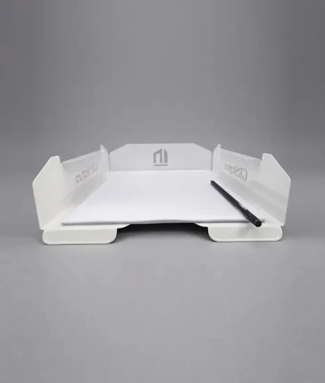 Set tăvițe metalice pentru birou OFFICE 3, OF6A-S3, model 6, alb