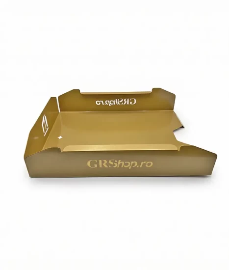 Set tăvițe metalice pentru birou OFFICE 4, OF6G-S4, model 6, gold