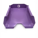 Set tăvițe metalice pentru birou OFFICE 4, OF6V-S4, model 6, violet