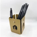 Set tăvițe metalice pentru birou OFFICE 3, OF6G-S3, model 6, gold
