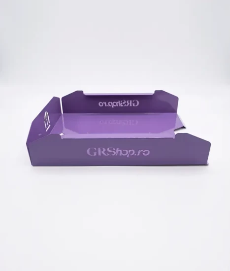 Set tăvițe metalice pentru birou OFFICE 3, OF6V-S3, model 6, violet