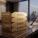 Set tăvițe metalice pentru birou OFFICE 4, OF5G-S4, model 5, gold