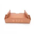 Set tăvițe metalice pentru birou OFFICE 3, OF5P-S3, model 5, pink