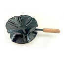 Cățuie din metal cu mâner din lemn pentru ars tămâie, GRS-K1N, negru, 56mm