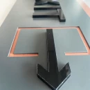 Plăcuță din aluminiu pentru signalistică blocuri, model N23