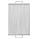 Grill pentru grătar cărbuni, oțel 6 mm, 37 x 60 cm, cu mânere