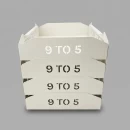 Set tăvițe metalice pentru birou OFFICE 4, OF5A-S4, model 5, alb