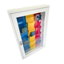 Organizator metalic avizier perete 15 telefoane școală