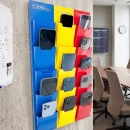 Suport metalic perete 15 telefoane școală