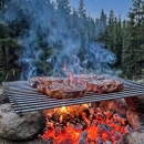 Grill pentru grătar cărbuni, oțel 6 mm, 45 x 55 cm