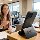 Set tăvițe metalice pentru birou OFFICE 3, OF5N-S3, model 5, negru