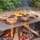 Grill pentru grătar cărbuni, oțel 6 mm, 30 x 50 cm