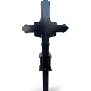 Cruce Metalică Cimitir cu felinar, GRS-CR3 – 150x62 cm, vopsită electrostatic