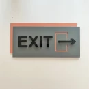 Plăcuță din aluminiu pentru signalistică blocuri, model N23