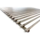 Grill pentru grătar cărbuni, inox 6 mm, 30 x 60 cm