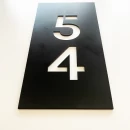 Plăcuță din aluminiu pentru numerotare apartamente, model N11