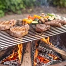 Grill pentru grătar cărbuni, oțel 6 mm, 30 x 40 cm