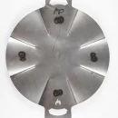 Disc metalic D-CHEF D6003, 60 cm diametru, oțel 3 mm, picioare detașabile