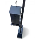 Cruce Metalică Cimitir cu felinar, GRS-CR3 – 150x62 cm, vopsită electrostatic