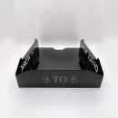 Set tăvițe metalice pentru birou OFFICE 4, OF5N-S4, model 5, negru
