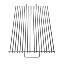 Grill pentru grătar cărbuni, oțel 6 mm, 37 x 60 cm, cu mânere