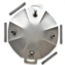Disc metalic D-CHEF D6004, 60 cm diametru, oțel 4 mm, picioare detașabile