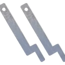 Plită dreaptă pentru gătit la foc, GRS PD632, oțel 2 mm grosime, mânere detașabile, 63 x 43 cm