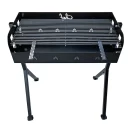 Grătar metalic de grădină și camping model Y, 83 x 39 x 96 cm, pe cărbuni, cu picioare detașabile