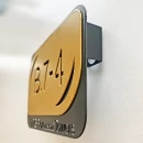 Plăcuță din tablă oțel pentru numerotare apartamente, model M2
