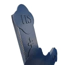 Cruce metalică cimitir cu felinar, GRS-CR4 – 182x75 cm, vopsită electrostatic