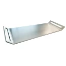 Plită inox pentru gătit la foc, GRS PX6, inox 6 mm grosime, mânere laterale, 63 x 23 cm
