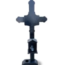 Cruce Metalică Cimitir cu felinar, GRS-CR3 – 150x62 cm, vopsită electrostatic