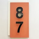 Plăcuță din aluminiu pentru numerotare apartamente, model N13