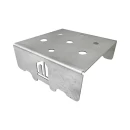 Felinar metalic pentru cimitir, GRS F2N, vopsit electrostatic negru, cu picior