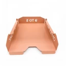 Set tăvițe metalice pentru birou OFFICE 3, OF5P-S3, model 5, pink