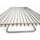 Grill pentru grătar cărbuni, inox 6 mm, 37 x 60 cm, cu mânere
