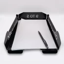 Set tăvițe metalice pentru birou OFFICE 3, OF5N-S3, model 5, negru