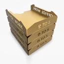 Set tăvițe metalice pentru birou OFFICE 4, OF5G-S4, model 5, gold