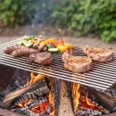 Grill pentru grătar cărbuni, oțel 6 mm, 30 x 70 cm