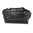 Set tăvițe metalice pentru birou OFFICE 3, OF5N-S3, model 5, negru